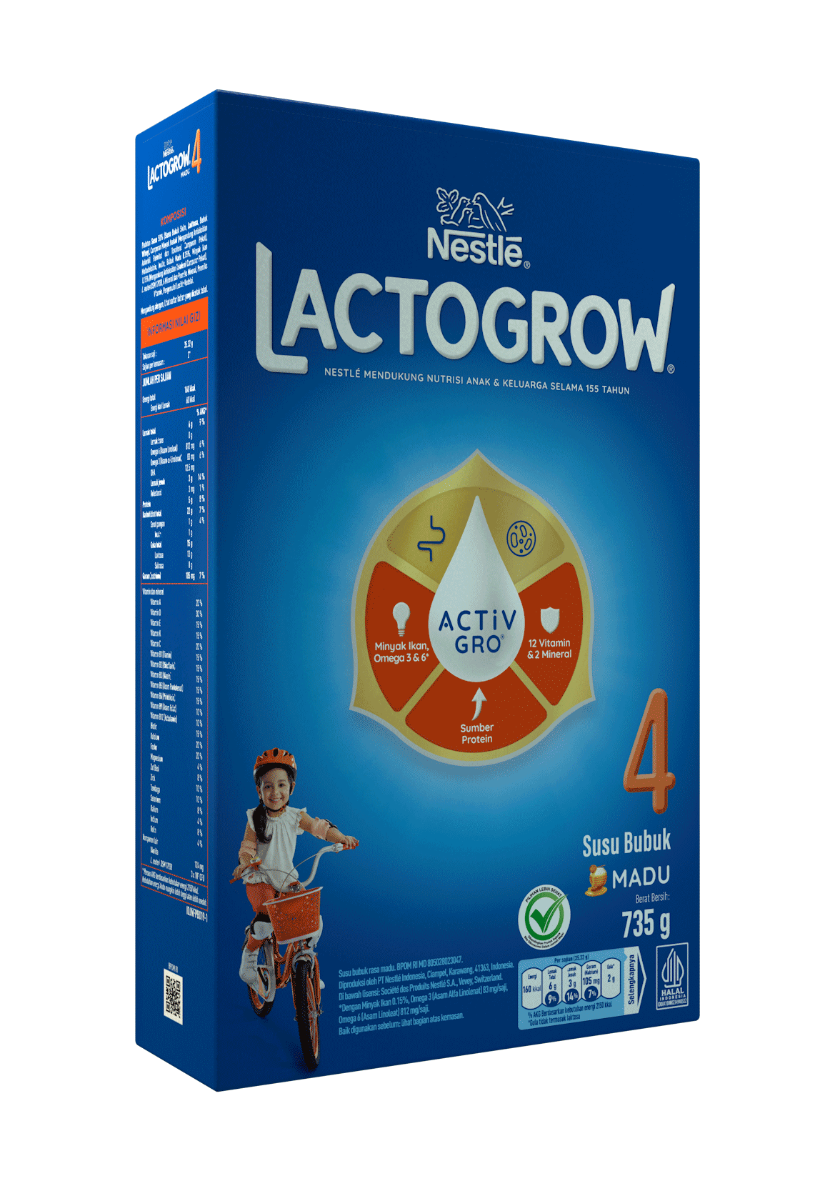 LACTOGROW 4 Madu 735gr