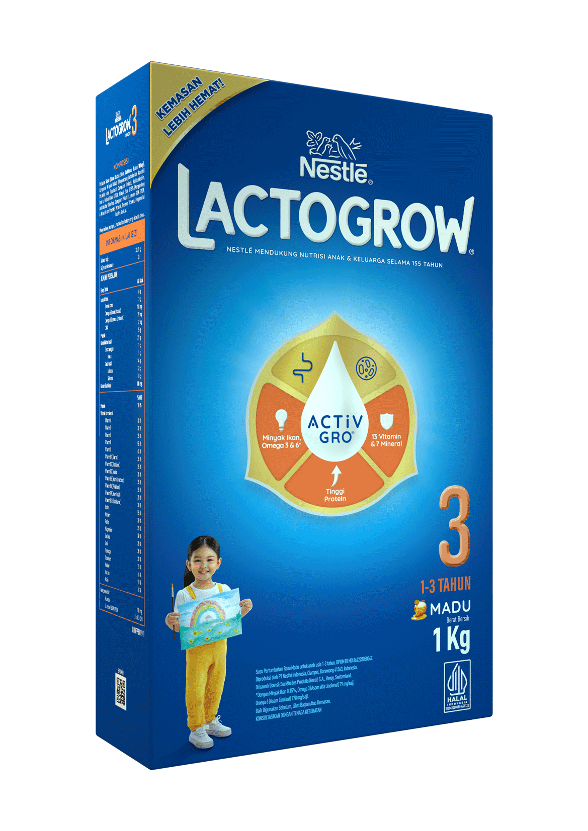 LACTOGROW 3 Madu 1000gr