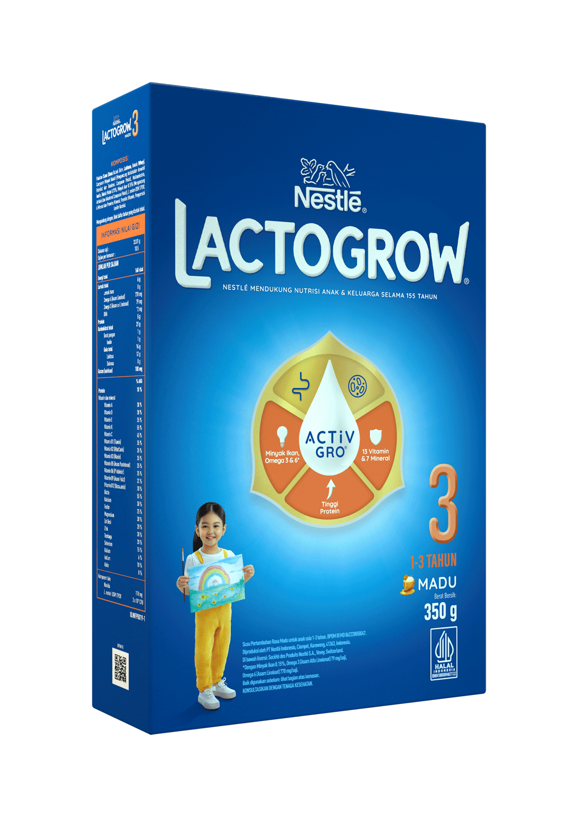 LACTOGROW 3 Madu 350g