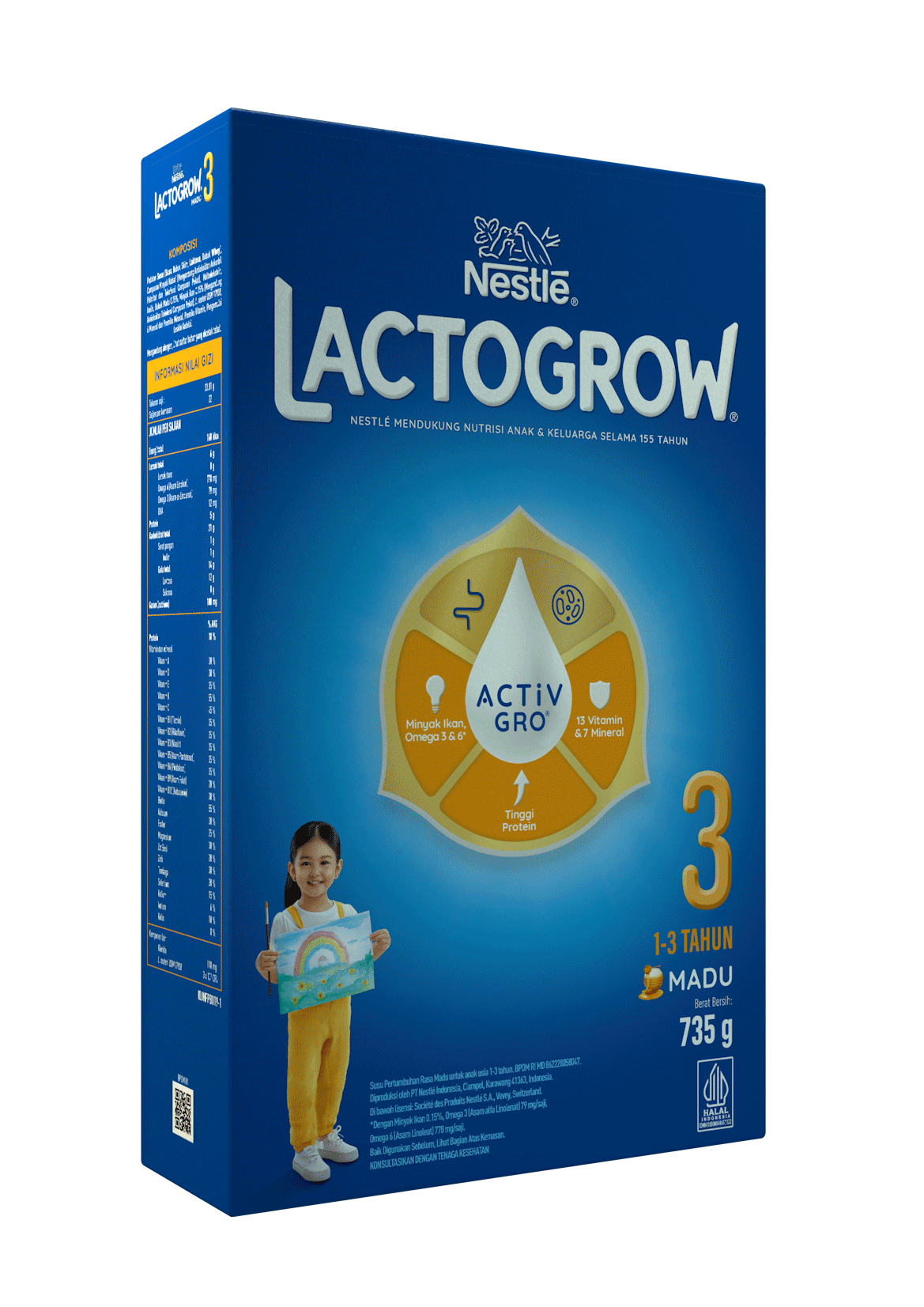 LACTOGROW 3 Madu 735g