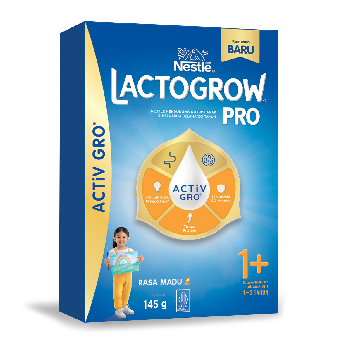 LACTOGROW PRO 1+ Madu 145g