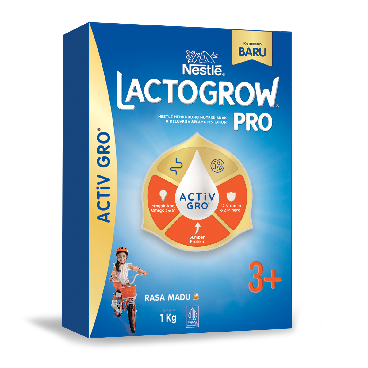 LACTOGROW PRO 3+ Madu 1kg